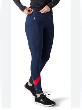 Smartwool Women's Merino Wool Sport
Fleece Colorblock Tight Size Small